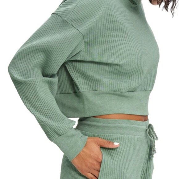 NOIZE Ribbed Cropped Hoodie (NWT) - Picture 3 of 4